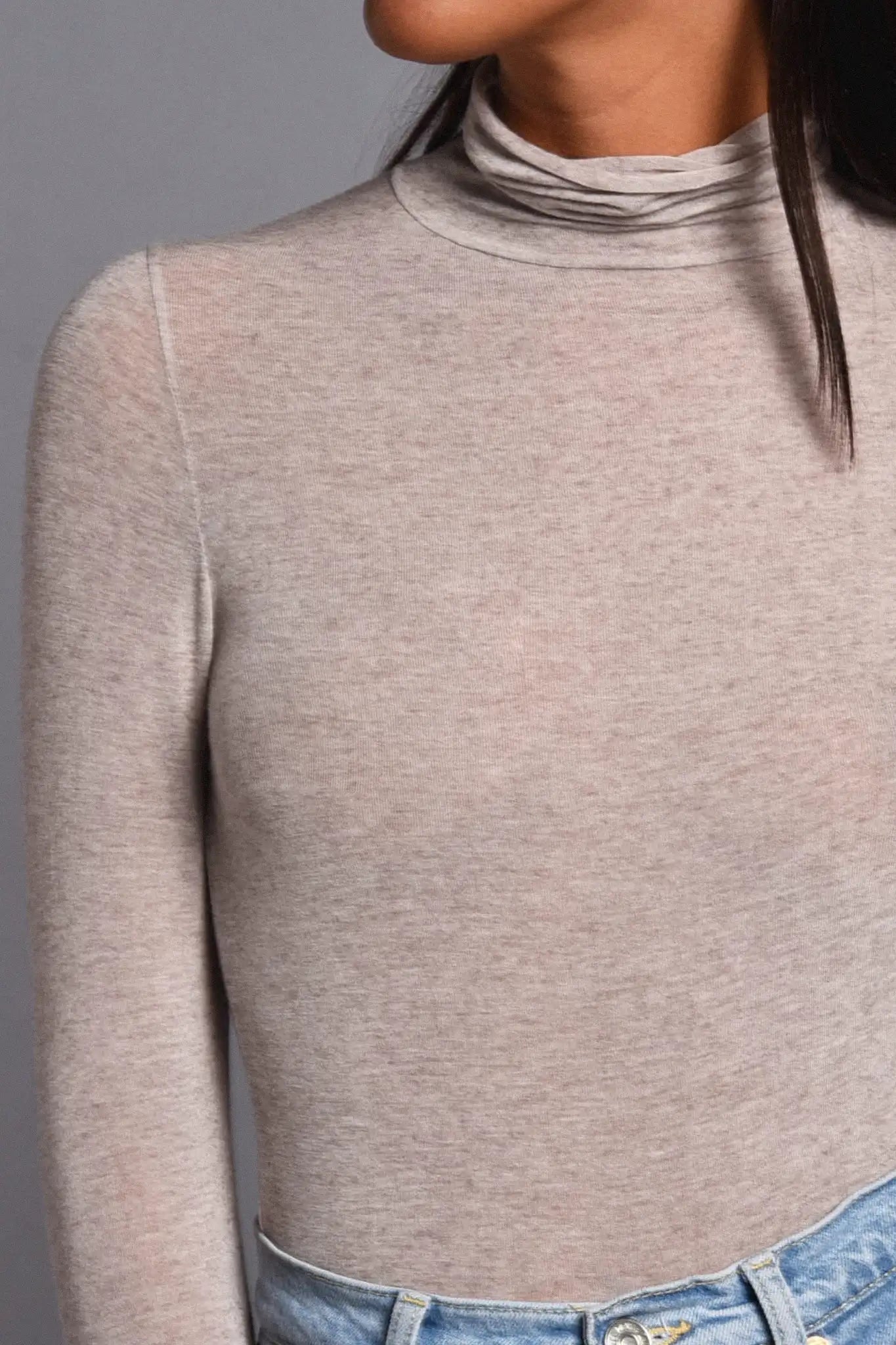 Dolcevita a Manica Lunga in Modal Ultralight con Cashmere