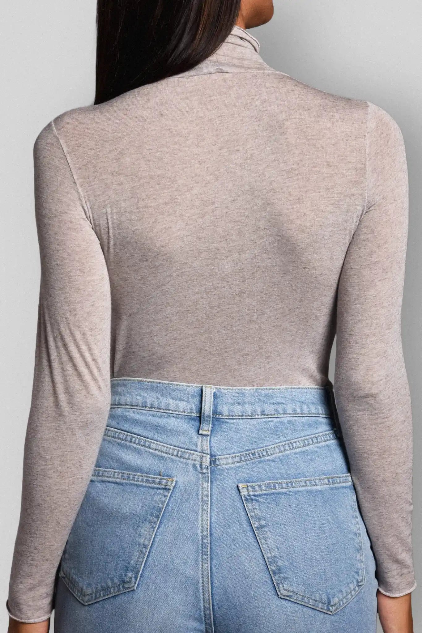 Dolcevita a Manica Lunga in Modal Ultralight con Cashmere