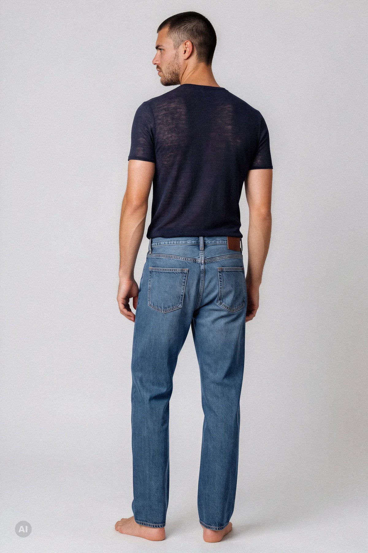 Maglia a Manica Corta in Modal Ultralight con Cashmere Girocollo