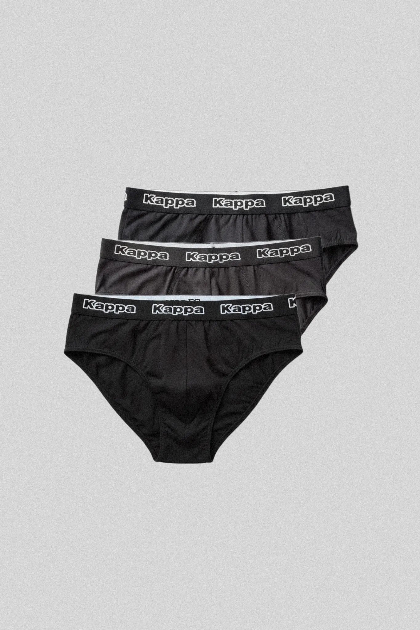 Set di 3 Slip in Cotone Bielastico con Elastico KAPPA K1121