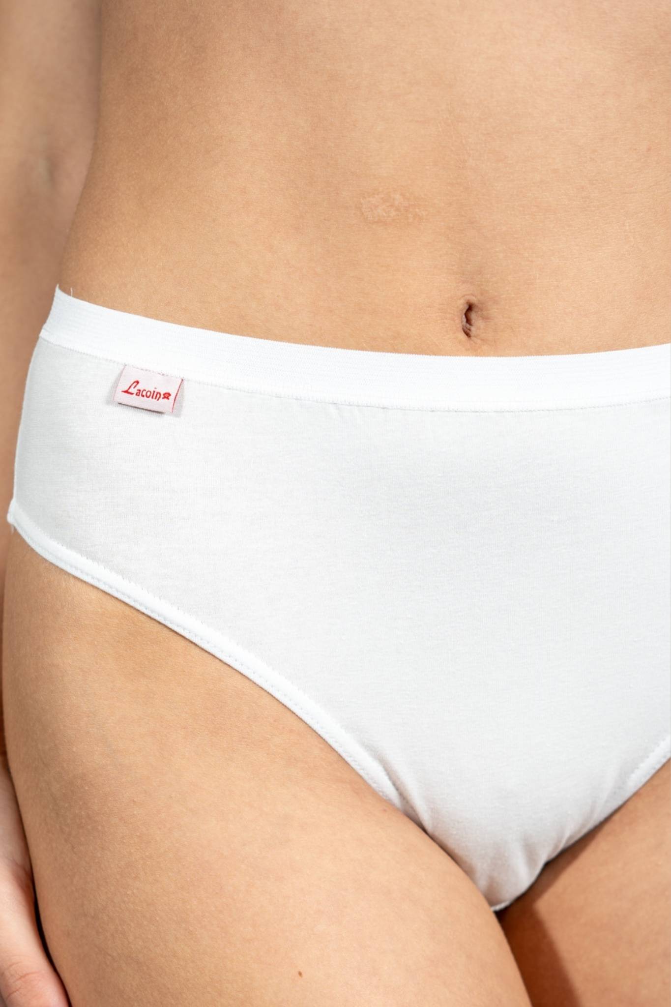 Slip Classico in Cotone a Vita Alta Lacoin