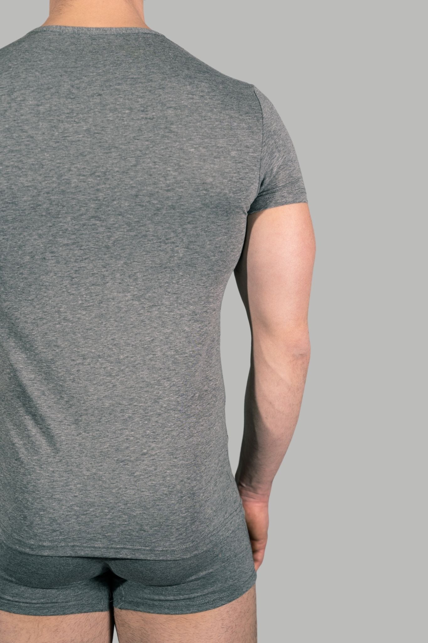 T-Shirt in Cotone elasticizzato Girocollo