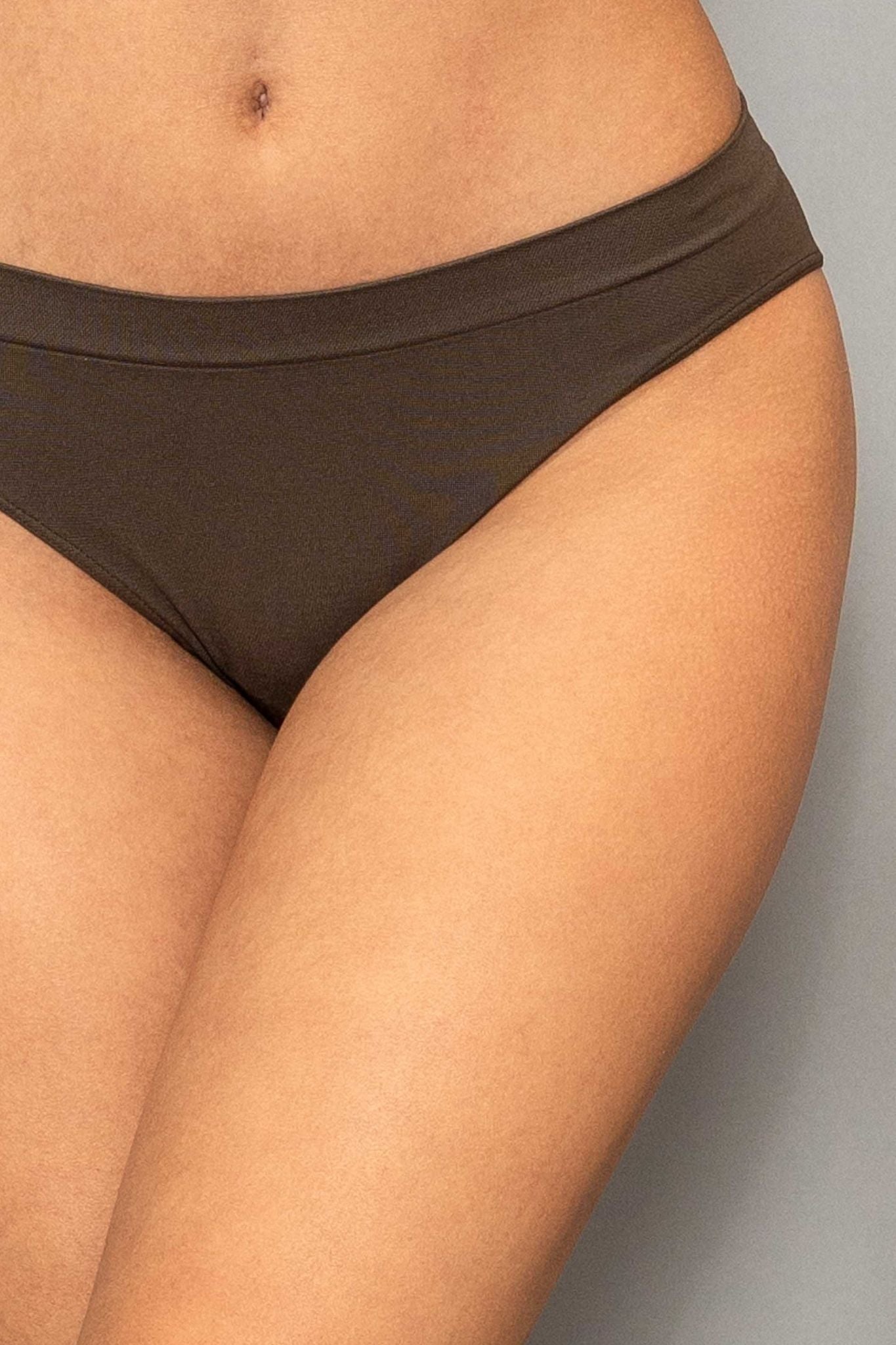 Slip a Vita Bassa in Microfibra Elasticizzata