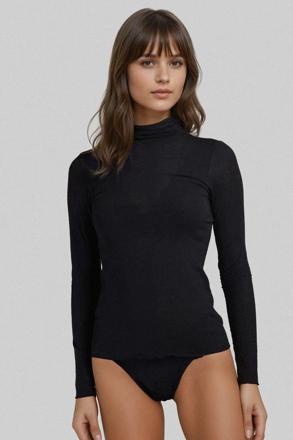 Dolcevita a Manica Lunga in Modal Ultralight con Cashmere