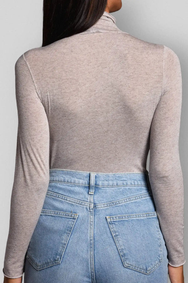 Dolcevita a Manica Lunga in Modal Ultralight con Cashmere