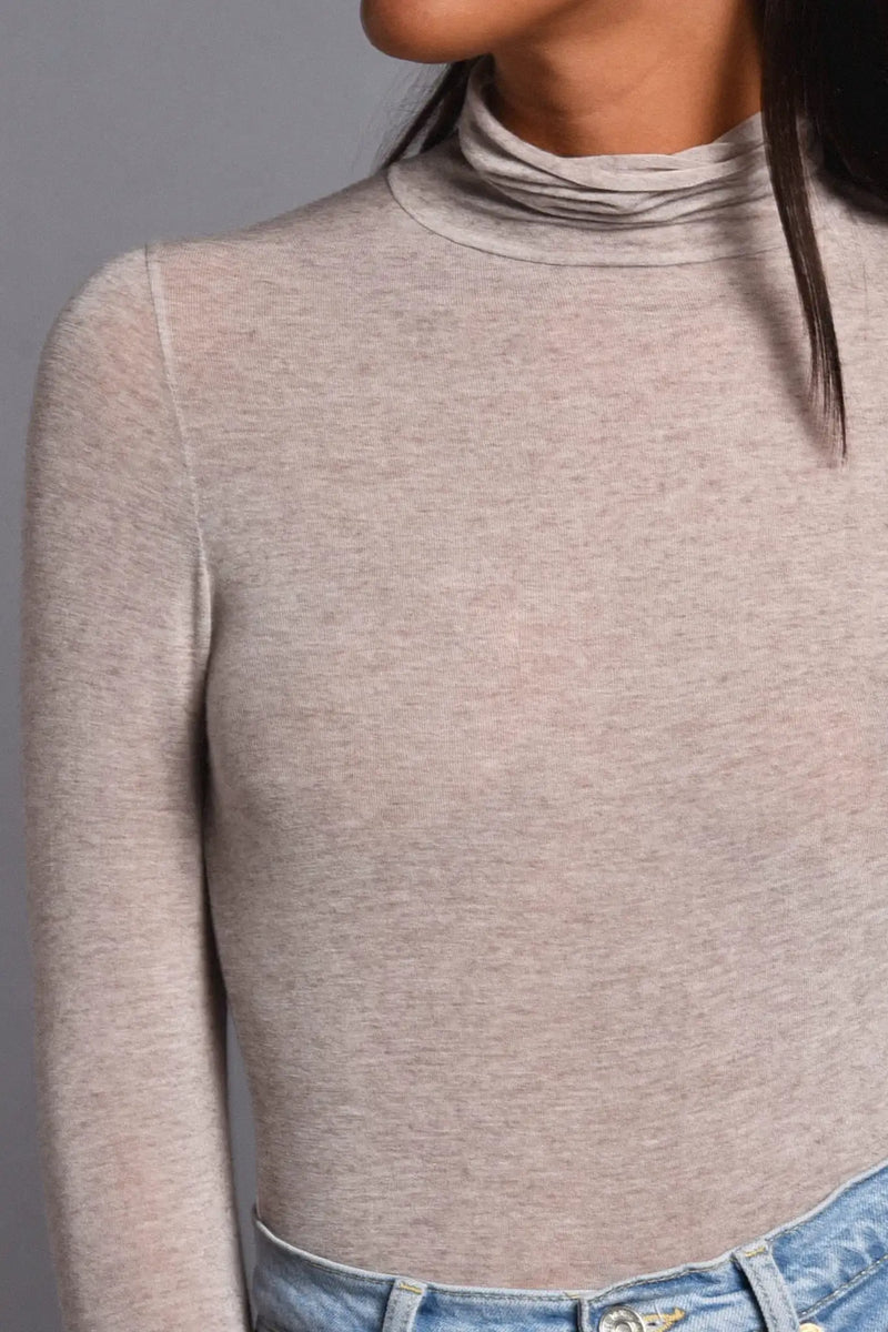 Dolcevita a Manica Lunga in Modal Ultralight con Cashmere