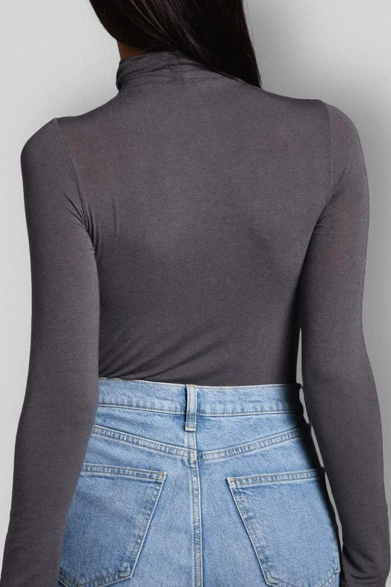Dolcevita a Manica Lunga in Modal Ultralight con Cashmere