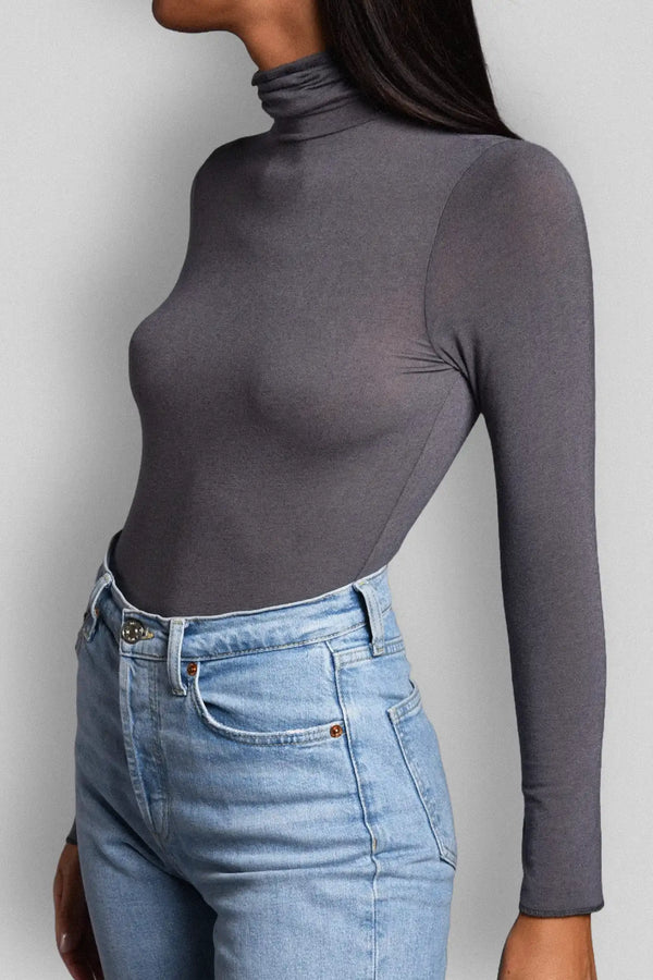 Dolcevita a Manica Lunga in Modal Ultralight con Cashmere