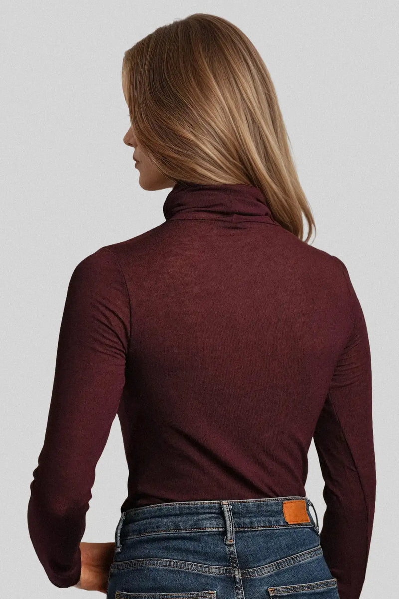 Dolcevita a Manica Lunga in Modal Ultralight con Cashmere