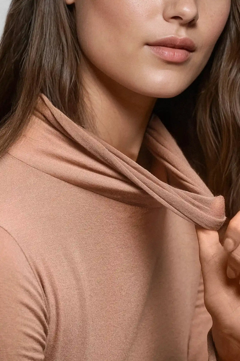 Dolcevita a Manica Lunga in Modal Ultralight con Cashmere