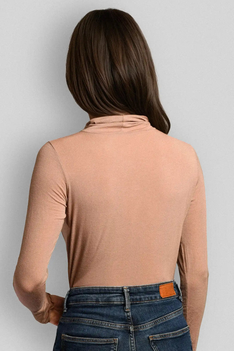 Dolcevita a Manica Lunga in Modal Ultralight con Cashmere