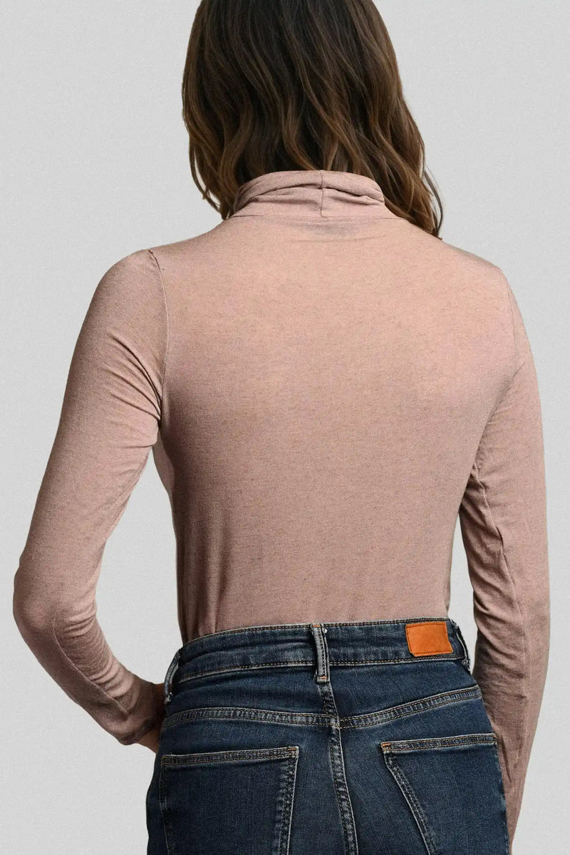 Dolcevita a Manica Lunga in Modal Ultralight con Cashmere