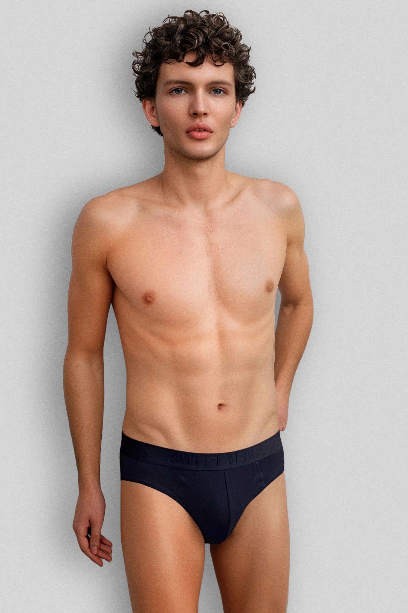 Slip in Cotone Elasticizzato con Logo