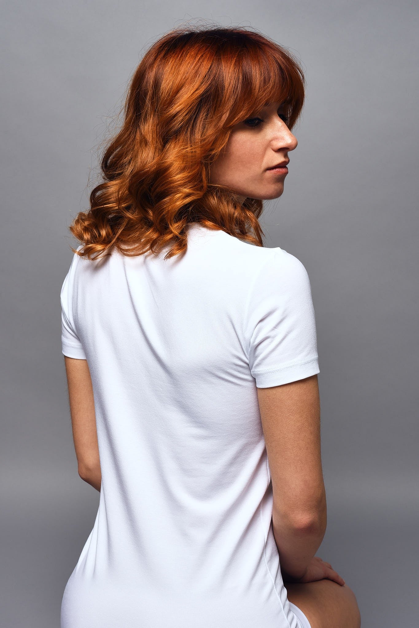 T-Shirt in Cotone Modal Girocollo
