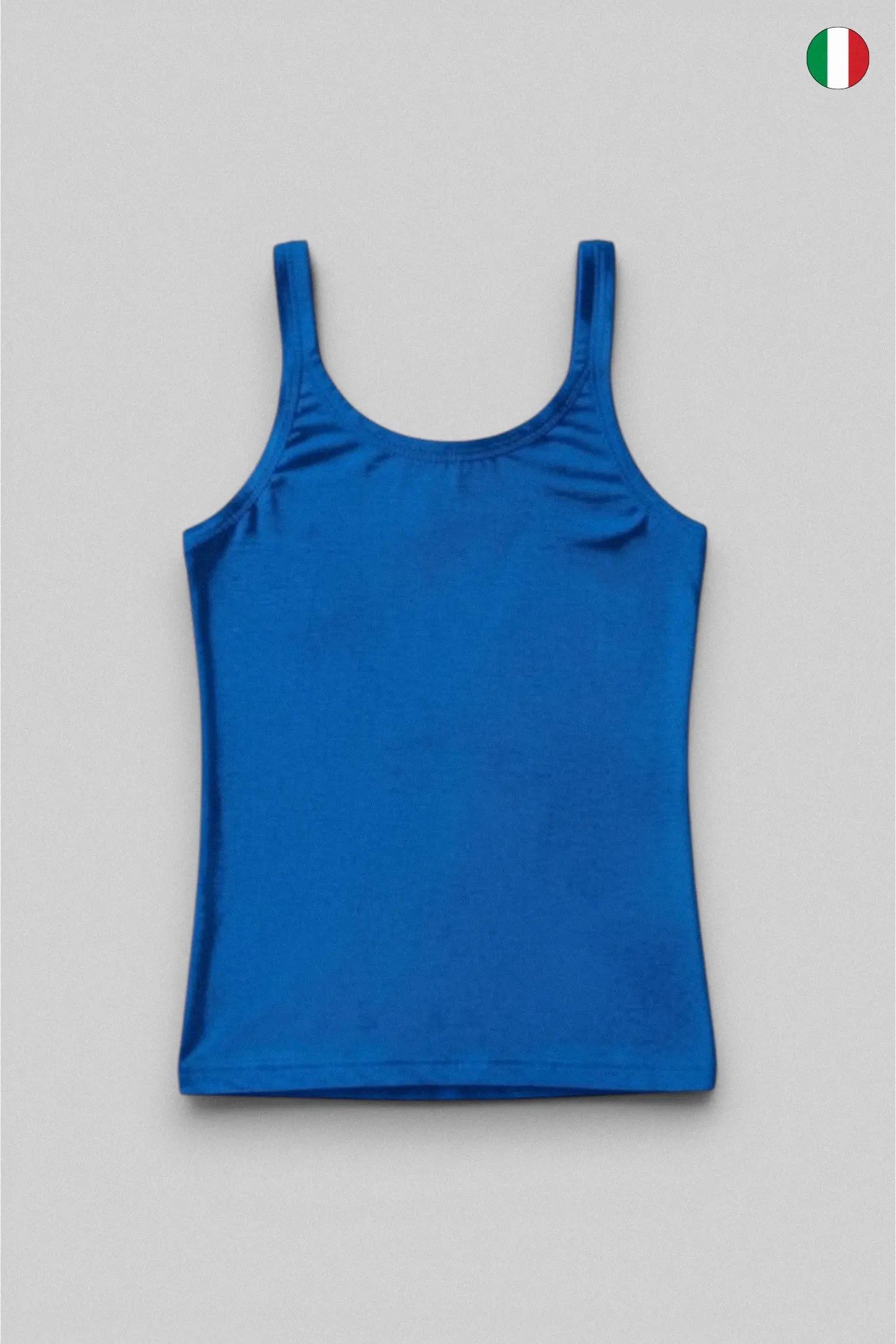 Top a Spalla Stretta in Micro Modal Scollo Tondo