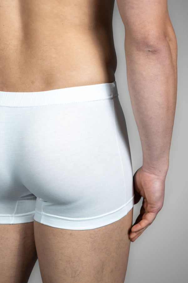 Boxer in Cotone Bielastico con Elastico Ricoperto