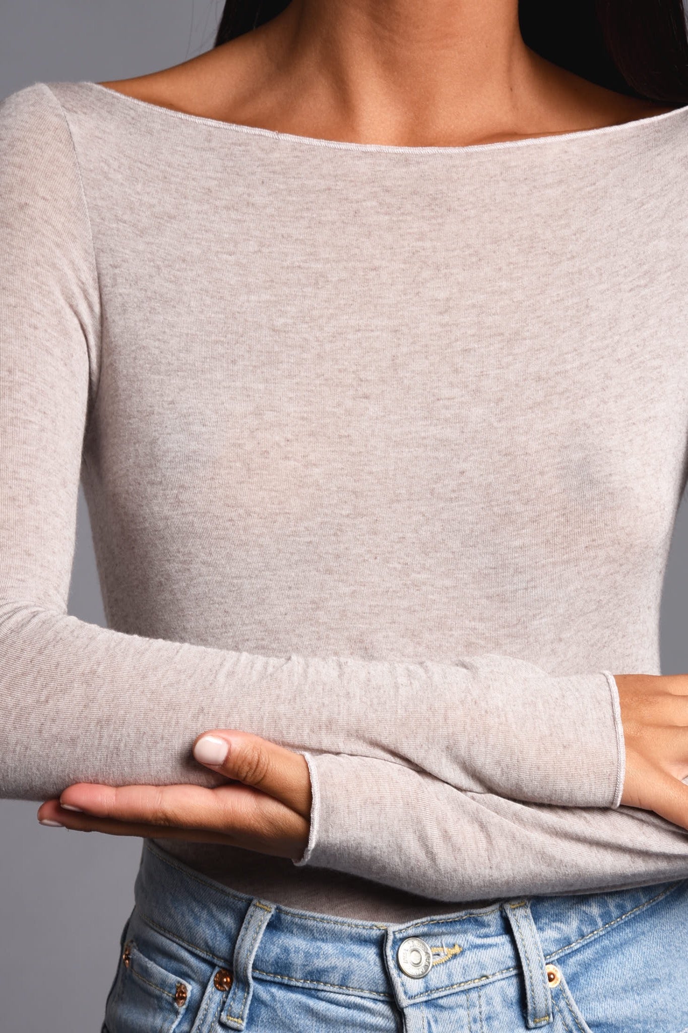 Boat Neck Jadea With Cashmere Jadea Maglia Scollo Barca With