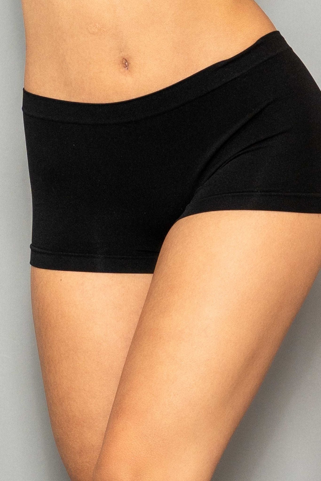 Culotte a Pantaloncino in Microfibra Elasticizzata
