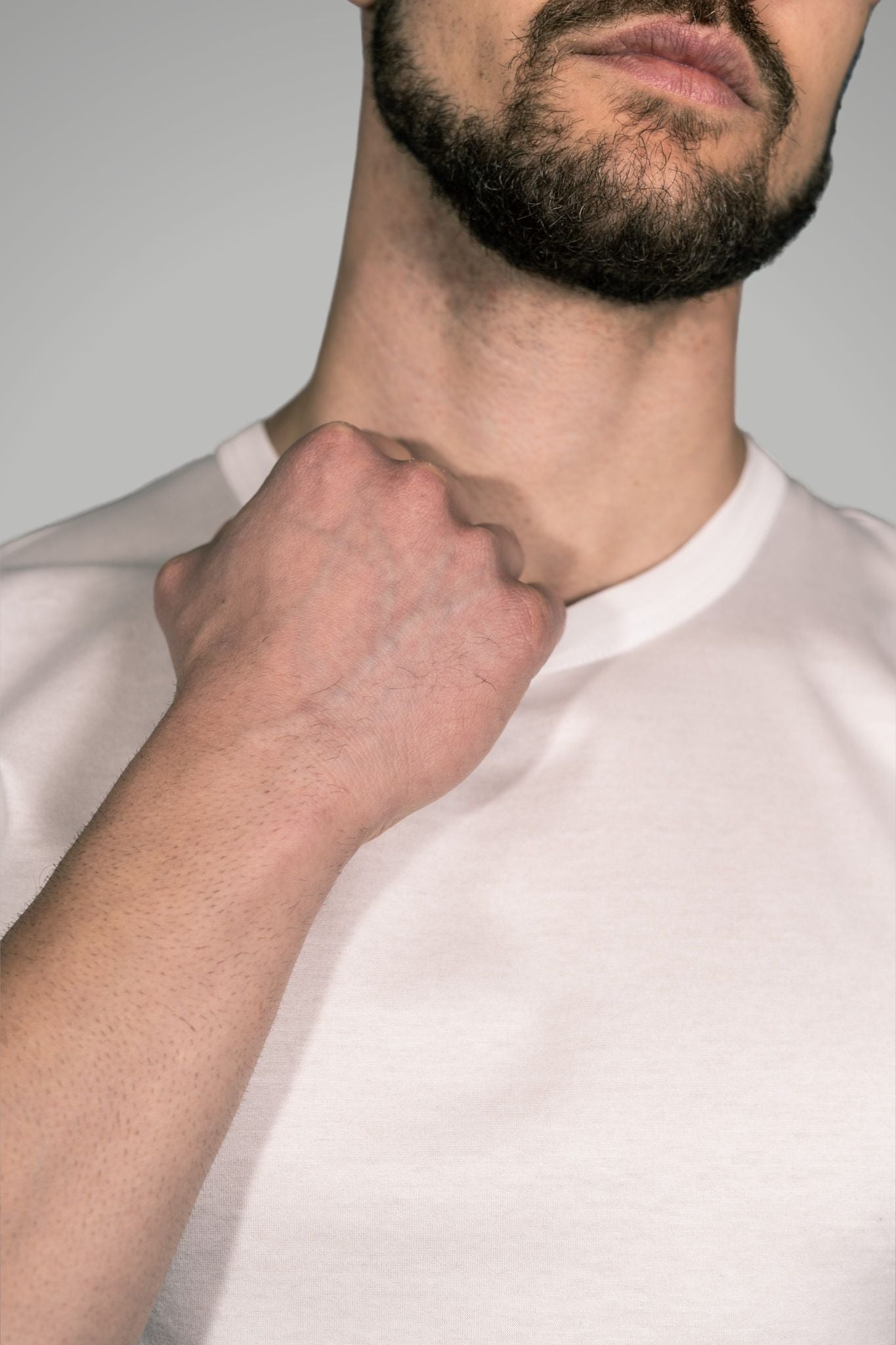 Maglia a Manica Corta in Filo di Scozia Girocollo