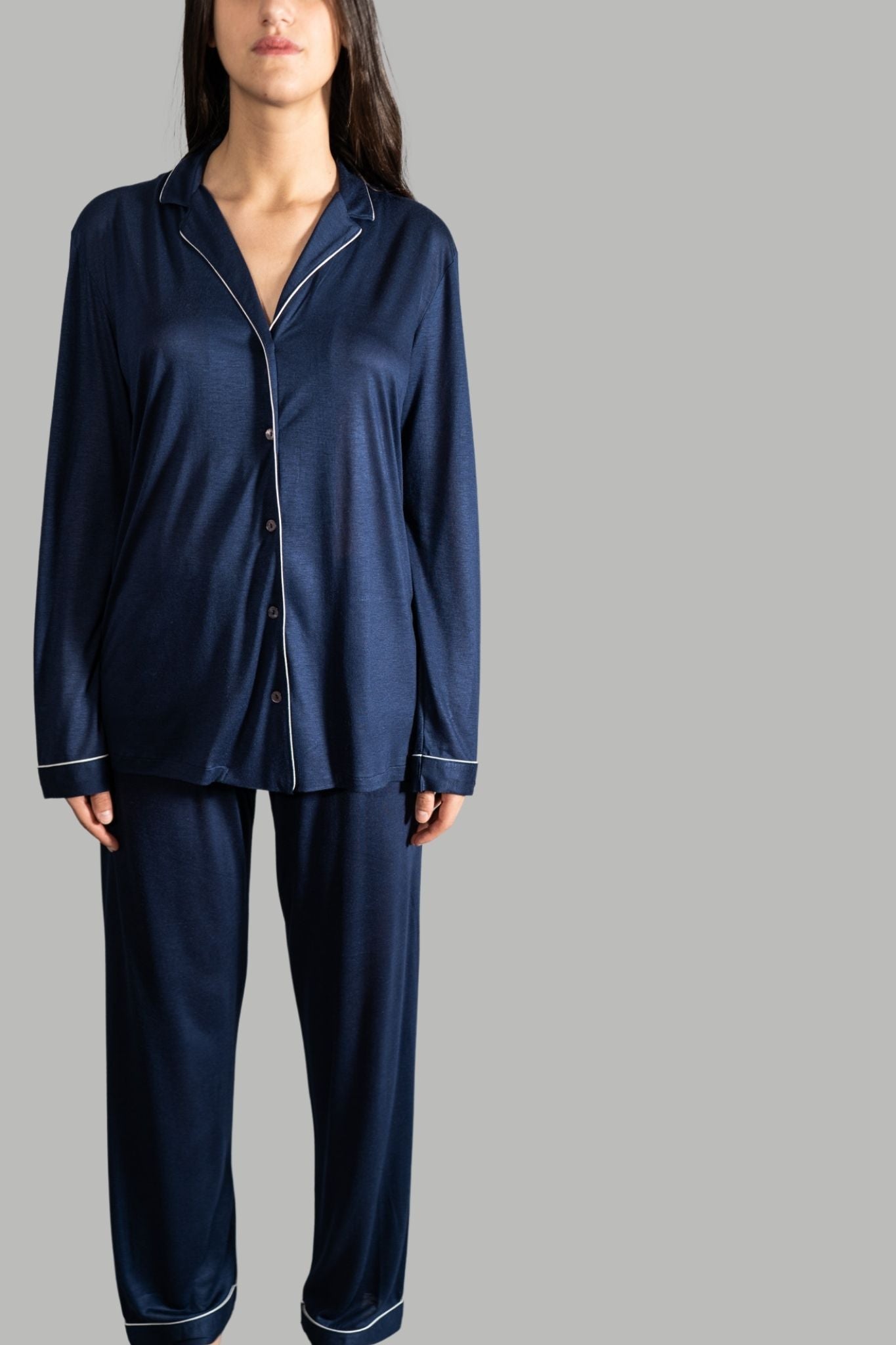 Giacca Taglio Uomo e Pantalone in Modal Ultralight con Seta