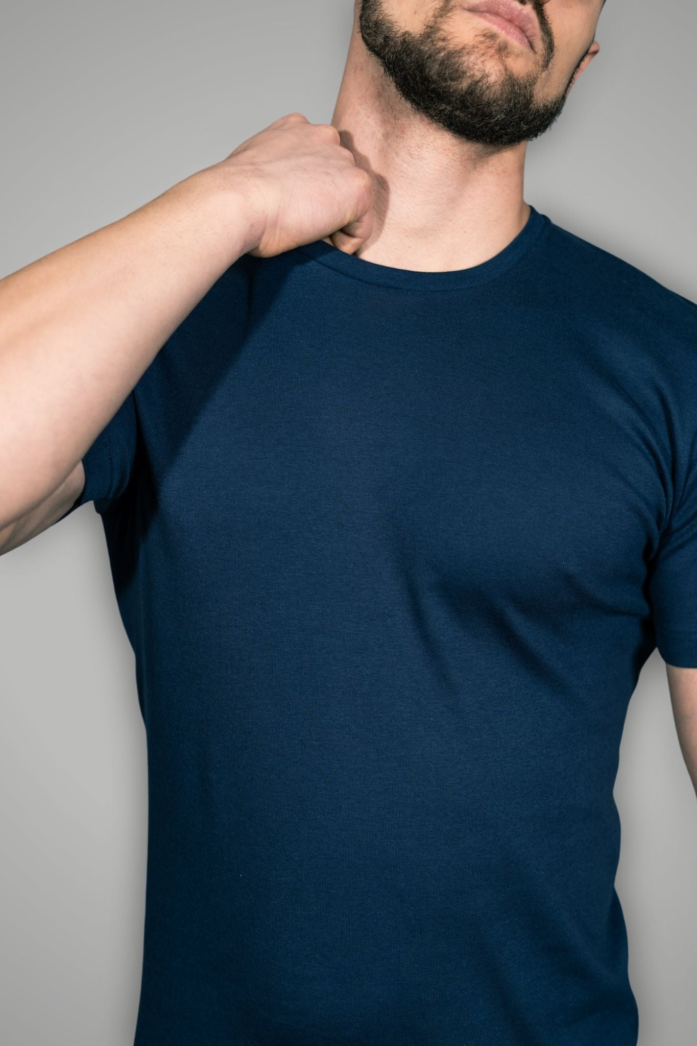 Maglia a Manica Corta in Cotone Girocollo